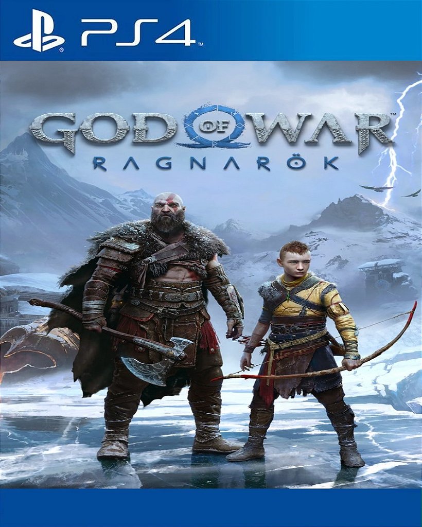 God of War Ragnarök PS4 Mídia Digital