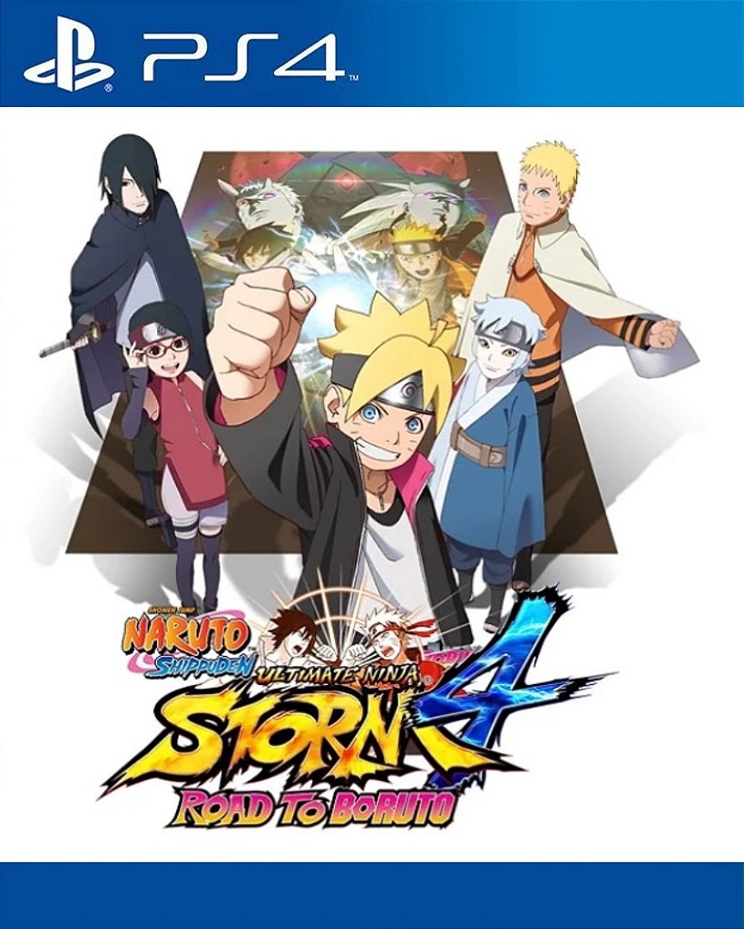 Naruto Shippuden Ultimate Ninja Storm 4 Road To Boruto PS4 Mídia Digital