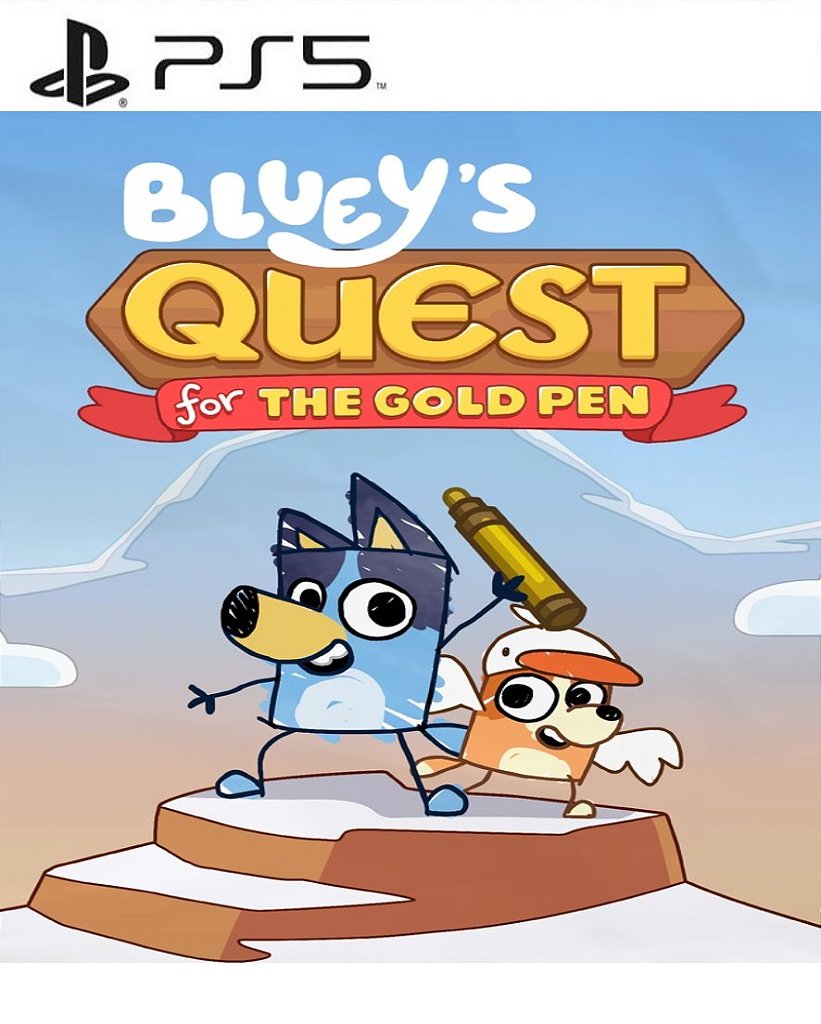 Blueys Quest for the Gold Pen PS5 Mídia Digital