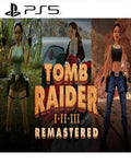 Tomb Raider I-II-III Remastered Starring Lara Croft PS5 Mídia Digital
