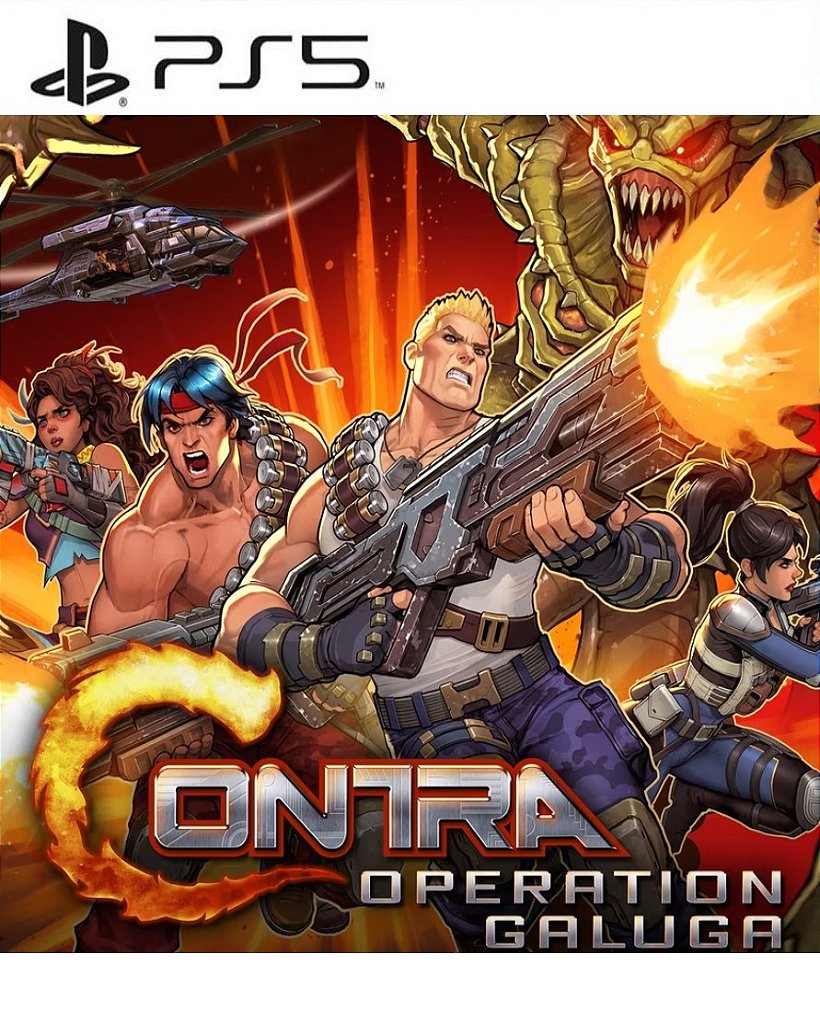 Contra Operation Galuga para PS5 Mídia Digital