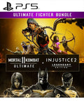 Pacote Mortal Kombat 11 Ultimate + Injustice 2 Ed. Lendária PS5 Mídia Digital