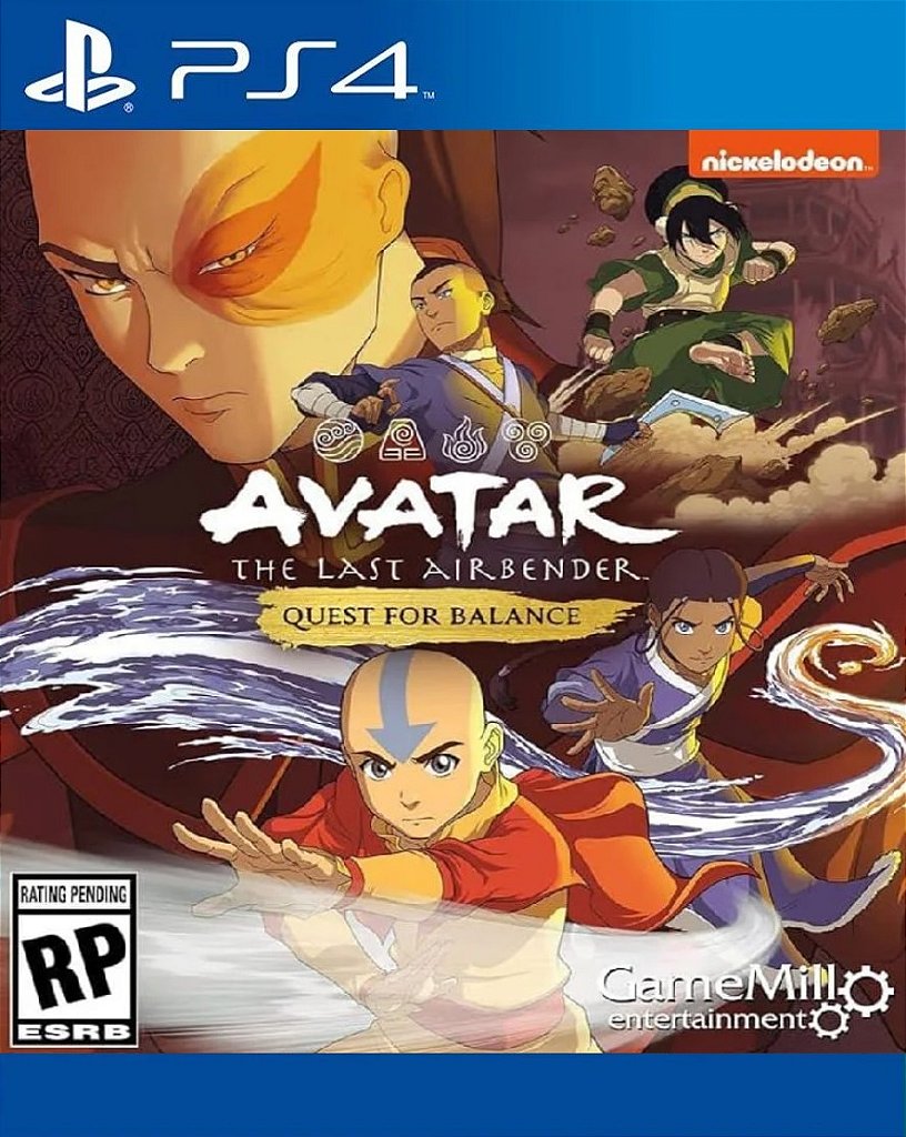Avatar The Last Airbender: Quest for Balance PS4 Mídia Digital