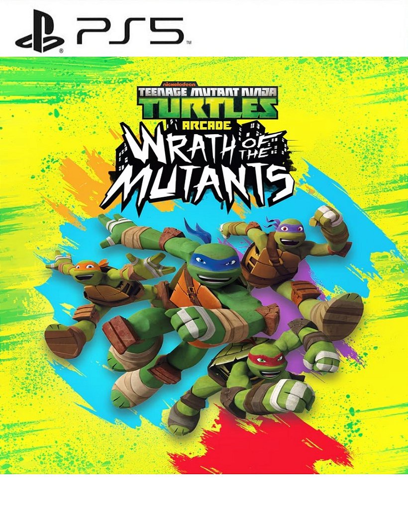 Tartarugas Ninjas Arcade Wrath of the Mutants para PS5