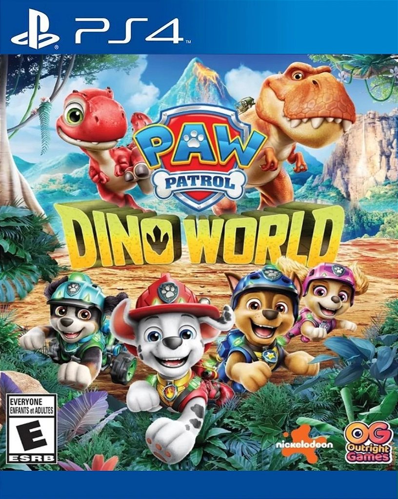 Patrulha Canina O Mundo dos Dinossauros PS4 Mídia Digital