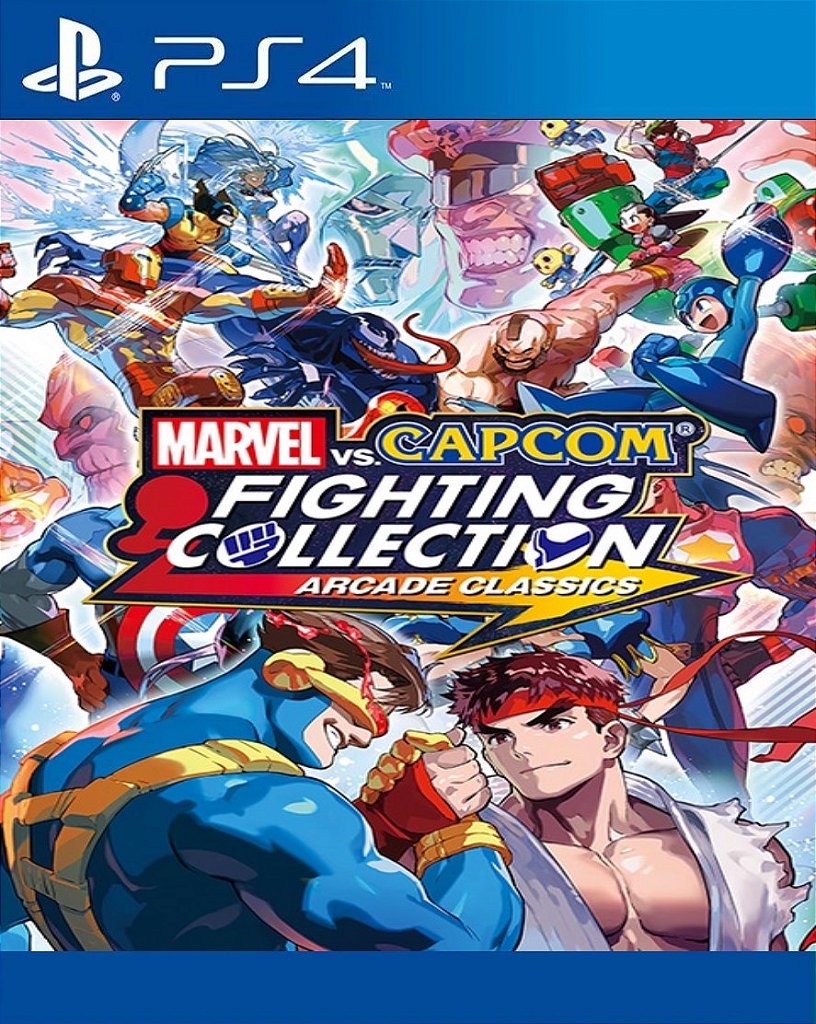 Marvel vs Capcom Fighting Collection Arcade Classics PS4 Mídia Digital