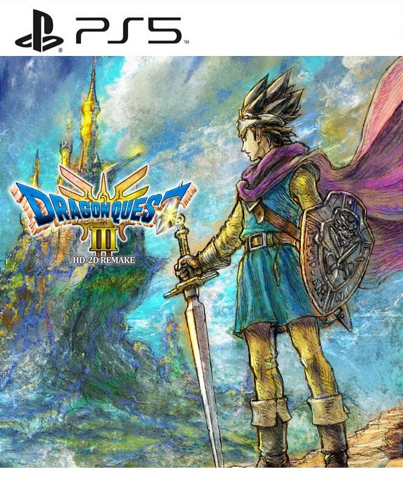 Dragon Quest 3 HD-2D Remake PS5 Mídia Digital