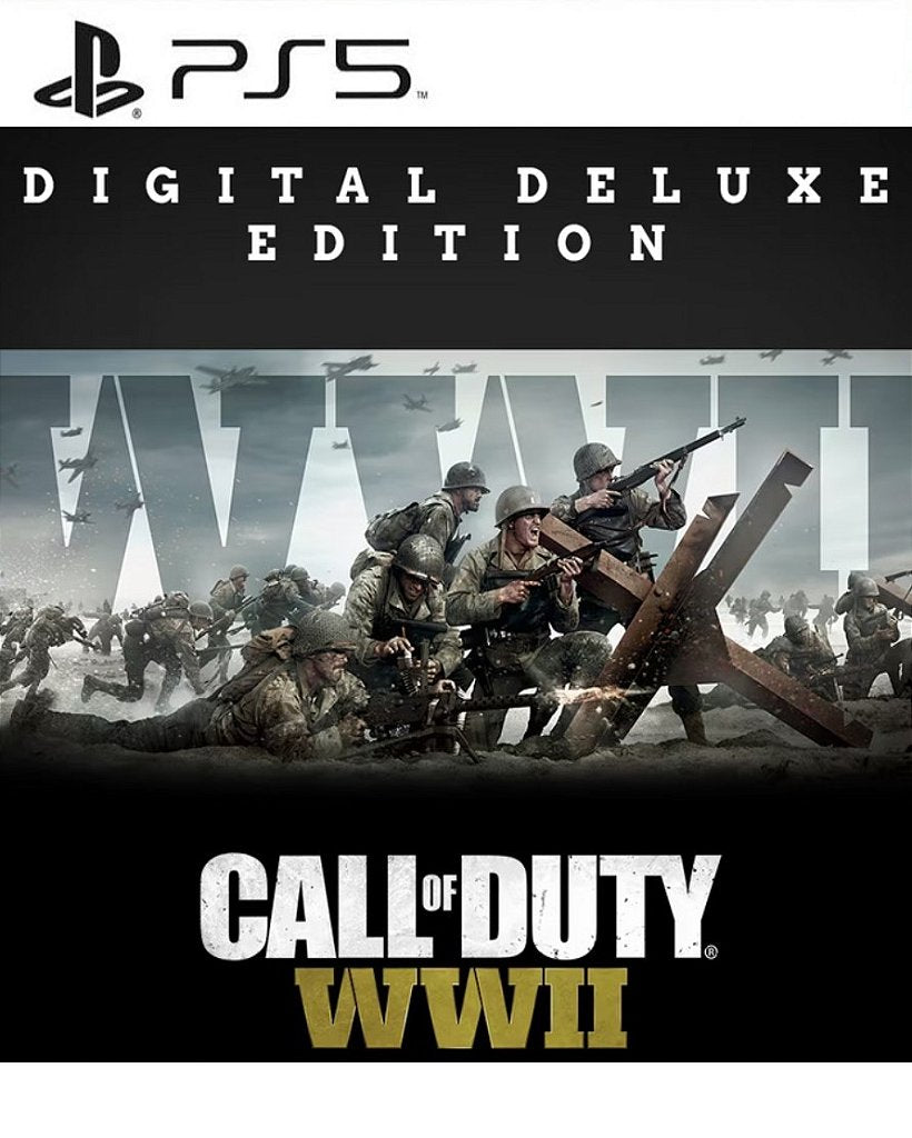 Call of Duty: WWII Digital Deluxe PS5 Mídia Digital